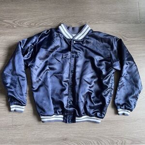 Satin varsity jacket